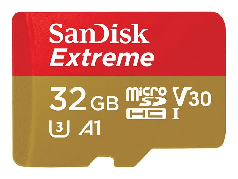 SD MicroSD Card 32 GB SanDisk Extreme SDHC inkl. Adapter