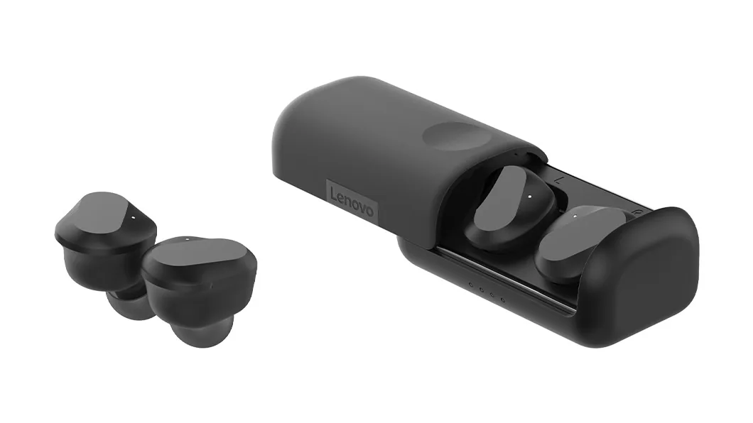 Lenovo ZA800000WW Kopfhörer & Headset True Wireless Stereo (TWS) im Ohr Anrufe/Musik USB Typ-C Bluetooth Schwarz – Bild 6