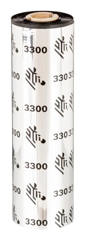 Zebra 3300 Wax/ Resin Thermoband 74 m Schwarz