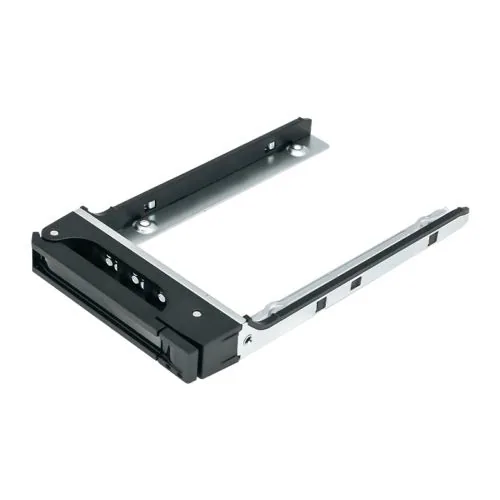 QNAP TRAY-25-NK-BLK02 Hard Drive Backplane 6,35 cm (2.5") Schwarz, Metallisch – Bild 1