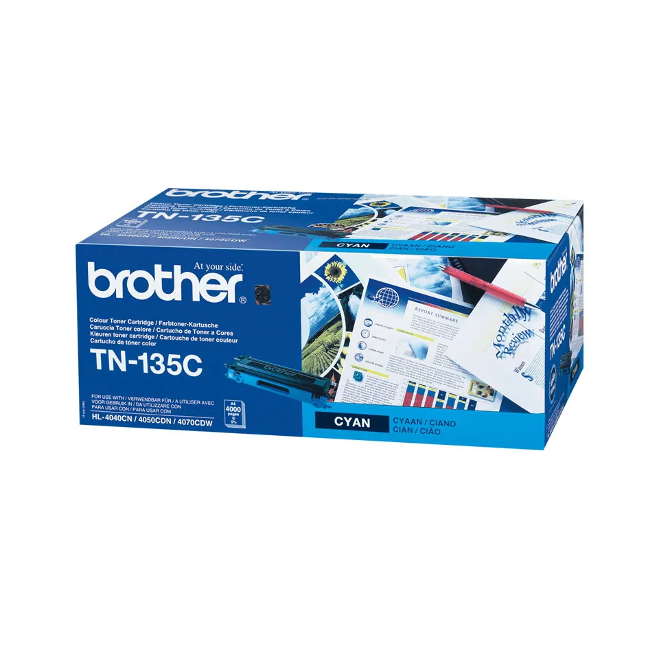 Brother TN-135C Tonerkartusche 1 Stück(e) Original Cyan – Bild 1