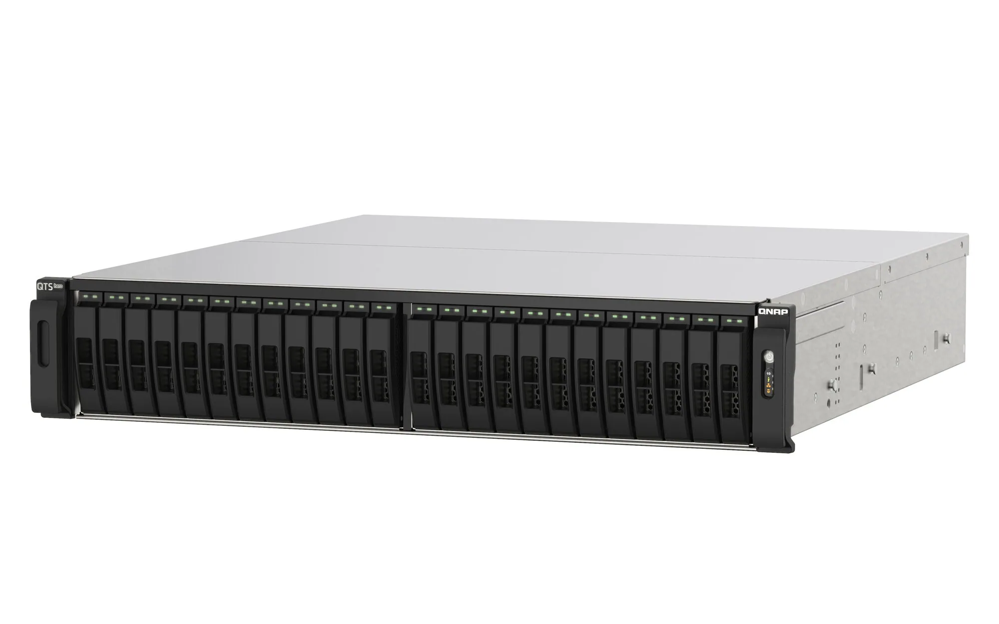 QNAP TS-h2490FU NAS Rack (2U) EPYC 7302P 256 GB DDR4 0 TB QuTS hero Schwarz, Grau – Bild 5