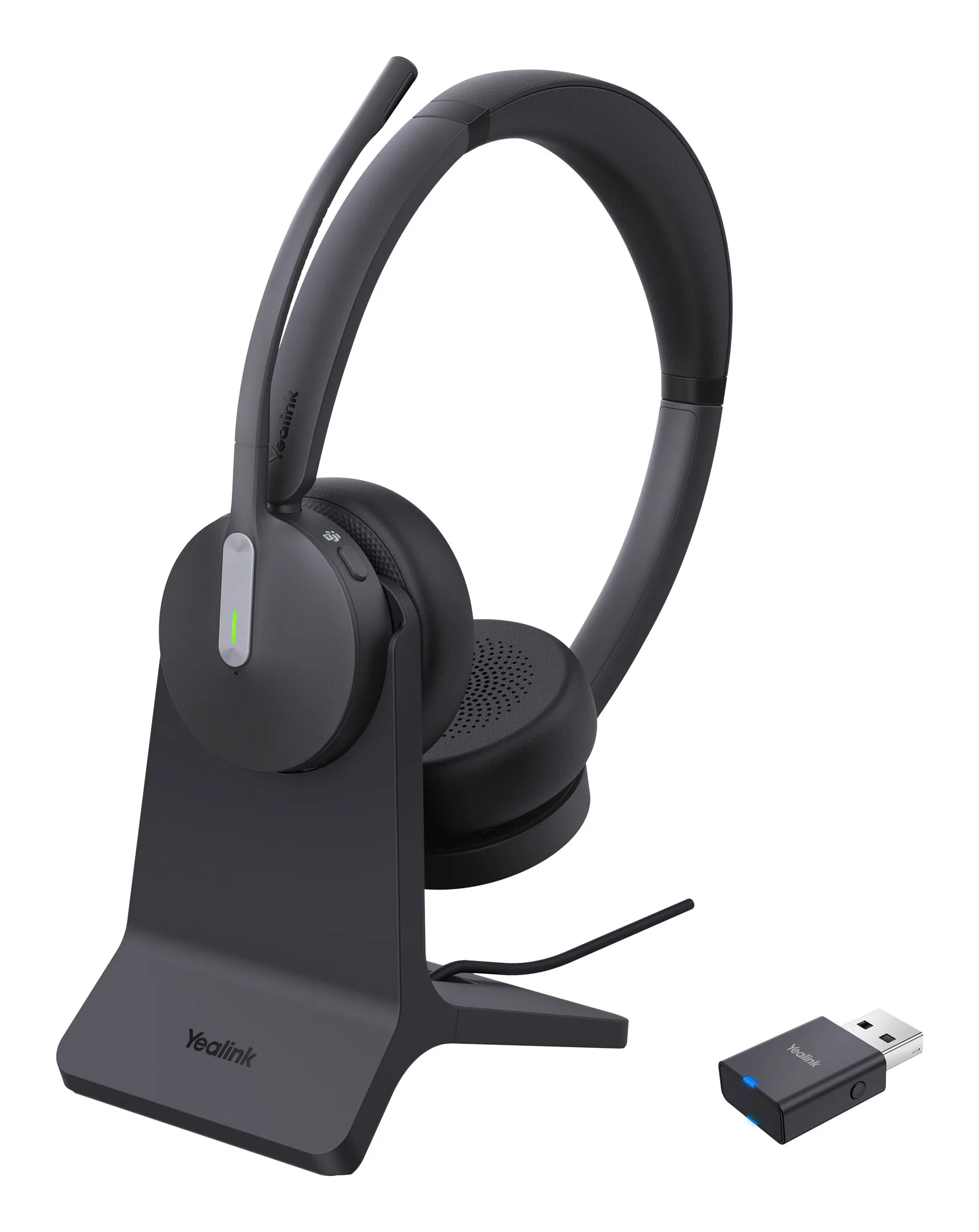 Yealink WH64 Hybird Dual mit Ladestation Teams Headset – Bild 1