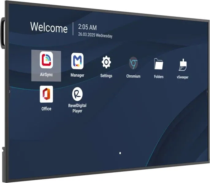 Viewsonic CDE6514-2C Signage-Display Digital Signage Flachbildschirm 165,1 cm (65") LCD WLAN 500 cd/m² 4K Ultra HD Schwarz Eingebauter Prozessor Android 14 24/7 – Bild 2