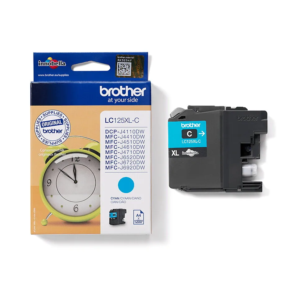 Brother LC-125XLC Druckerpatrone 1 Stück(e) Original Cyan – Bild 1