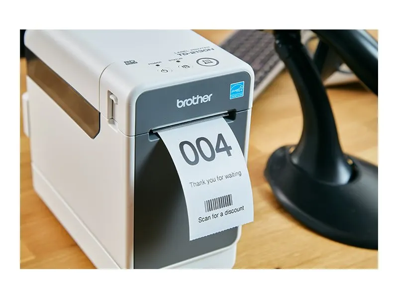 Brother TD-2125NWB Etikettendrucker Thermodirekt 203 x 203 DPI 152,4 mm/sek Kabelgebunden Ethernet/LAN WLAN Bluetooth