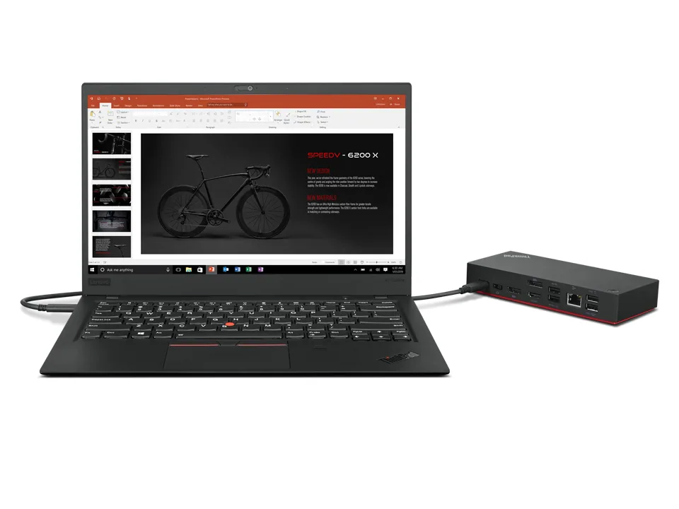 Lenovo ThinkPad Universal USB-C Dock Kabelgebunden USB 3.2 Gen 1 (3.1 Gen 1) Type-C Schwarz – Bild 2