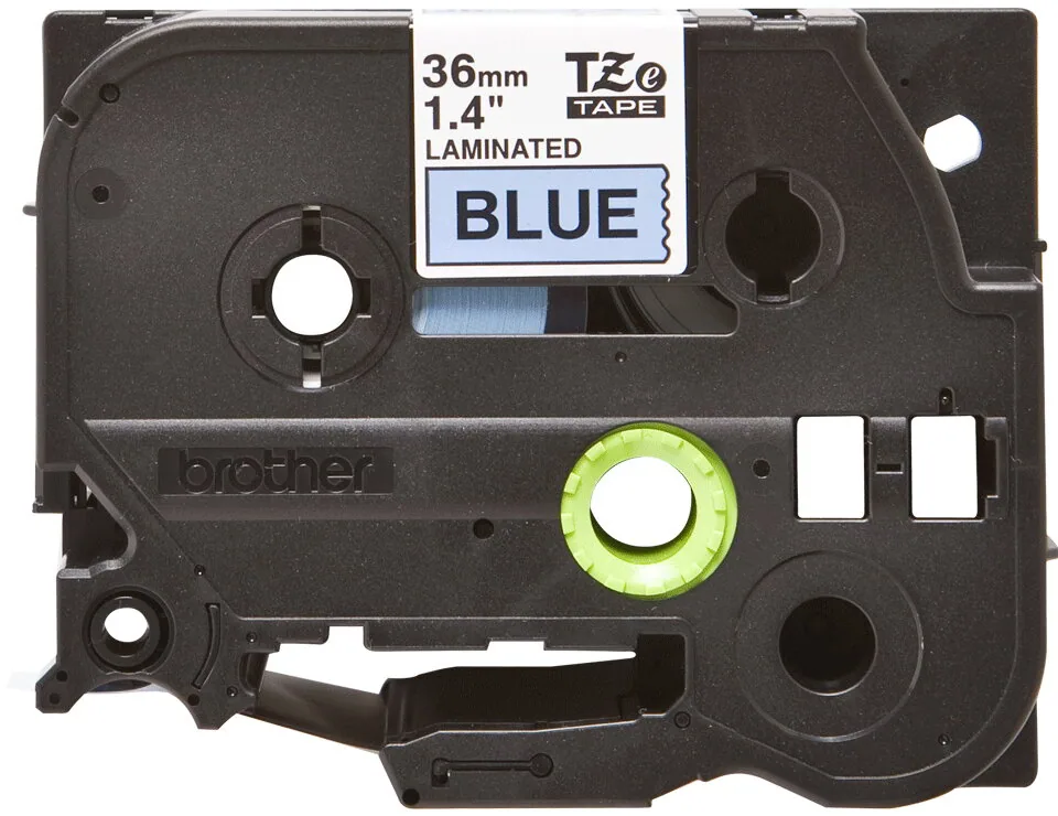 Brother TZE-561 Etiketten erstellendes Band Scwarz auf blau – Bild 1
