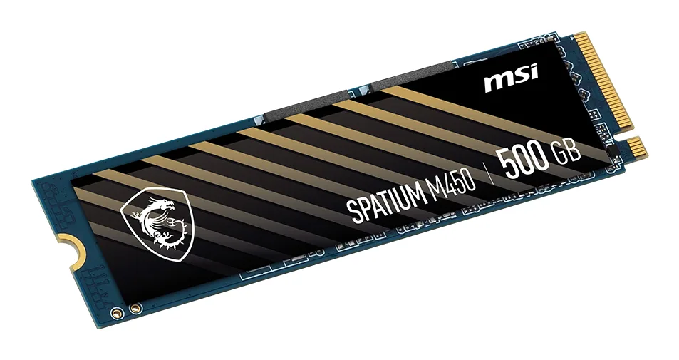MSI Spatium M450 PCIe 4.0 NVMe M.2 500GB PCI Express 4.0 3D NAND – Bild 2