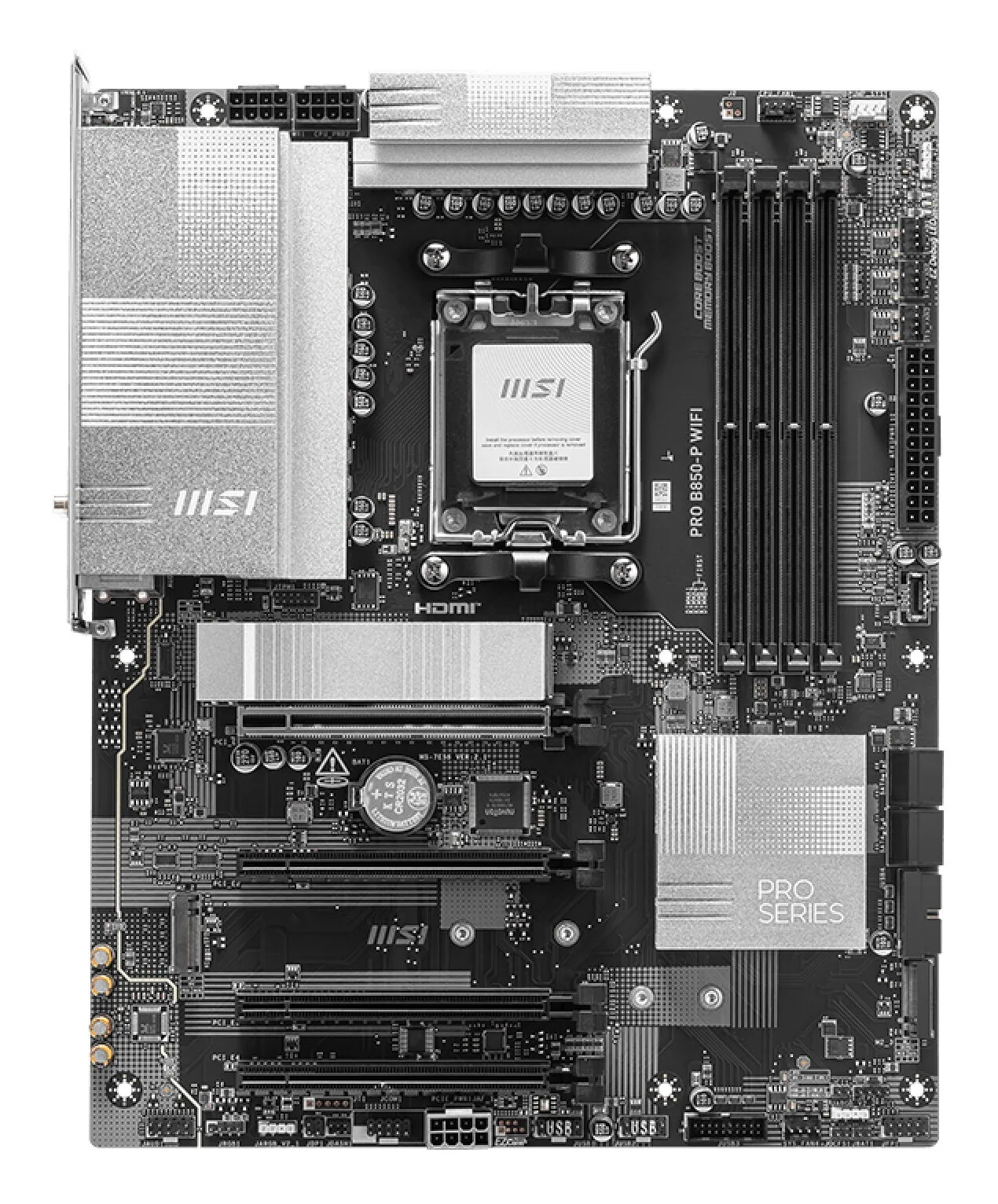 MSI PRO B850-P WIFI Motherboard AMD B850 Sockel AM5 ATX – Bild 2