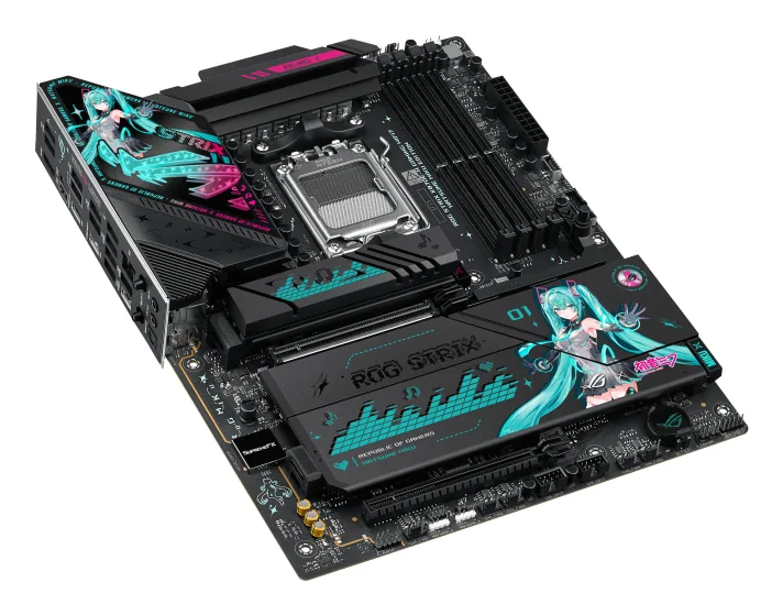 ASUS ROG STRIX X870E-H Gaming WIFI7 HATSUNE MIKU Edition AMD X870E Sockel AM5 ATX – Bild 5