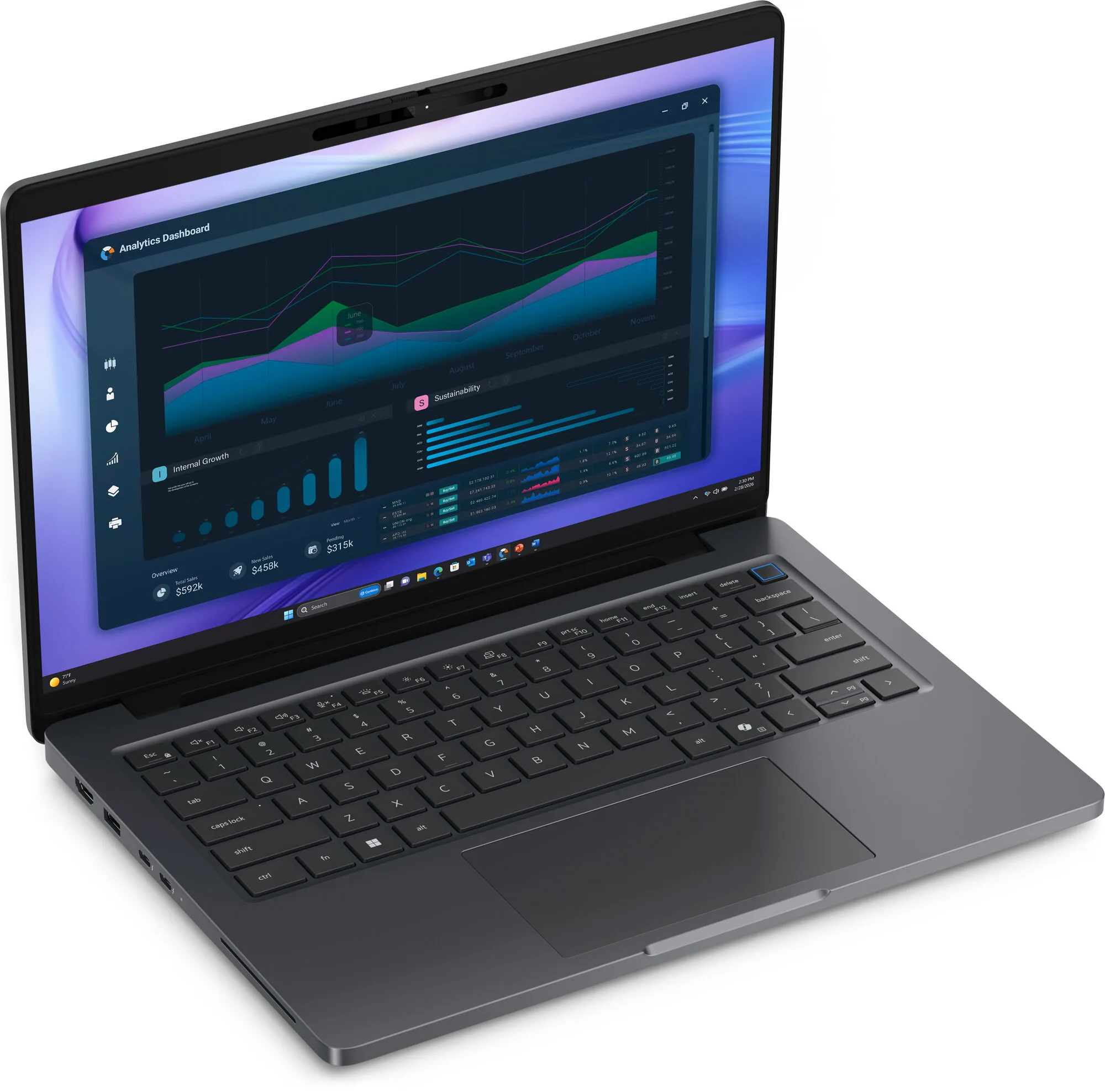 DELL Pro Precision 5 14 PW514261 Copilot+ PC Intel Core Ultra 7 366H Mobiler Arbeitsplatz 35,6 cm (14") WUXGA 32 GB – Bild 2