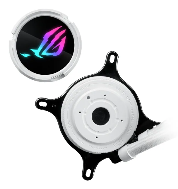 ASUS ROG Strix LC III 240 ARGB White Edition Prozessor All-in-One-Flüssigkeitskühler 12 cm Weiß – Bild 3