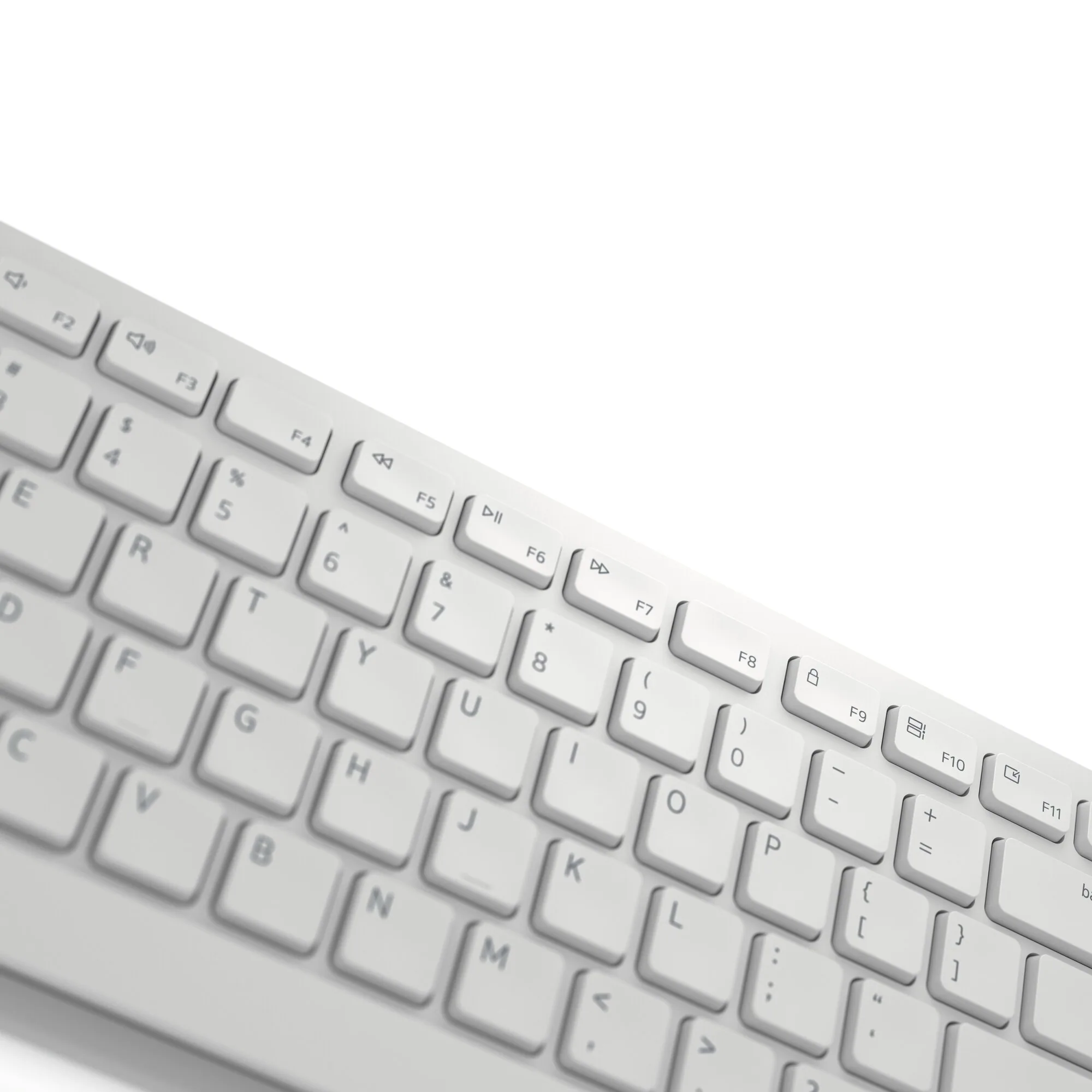 DELL Pro-Tastatur und -Maus – KM5221W - deutsch (QWERTZ) - weiß – Bild 4