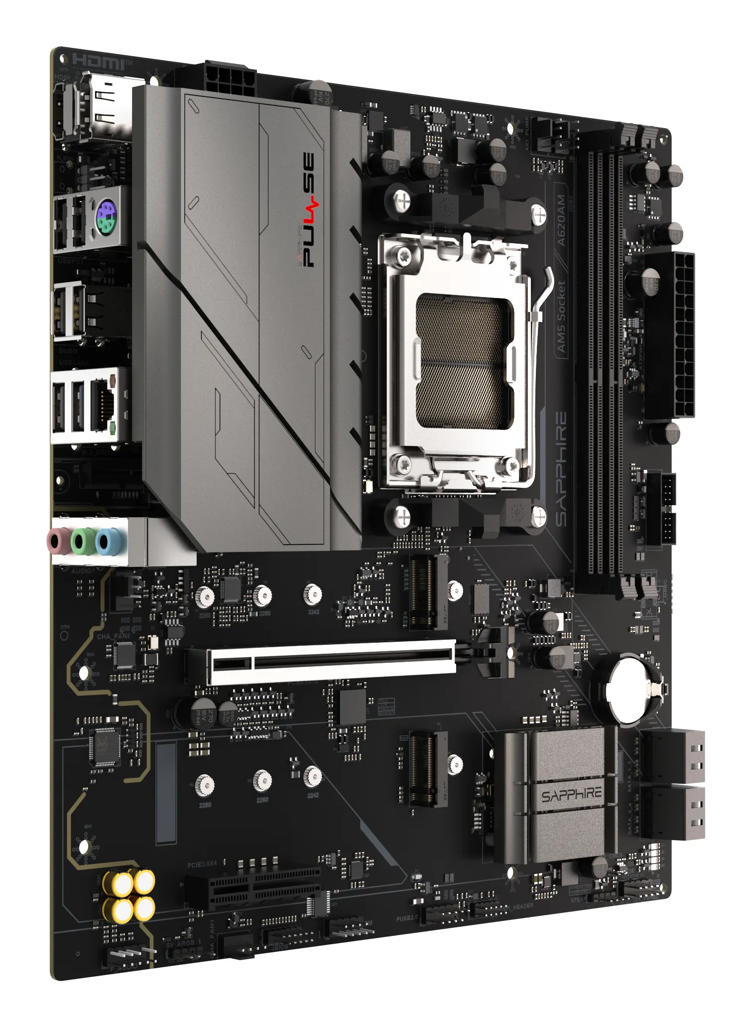 Sapphire MB Pulse A620AM AMD, AM5, DDR5, mATX