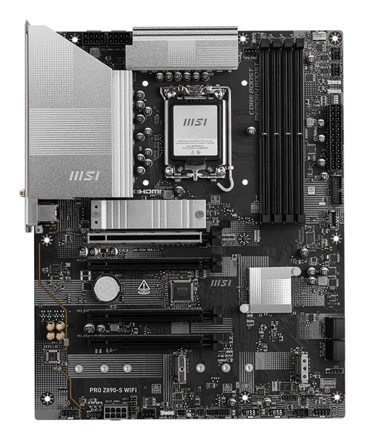 MSI PRO Z890-S WIFI Motherboard Intel Z890 LGA 1851 (Socket V1) ATX – Bild 2