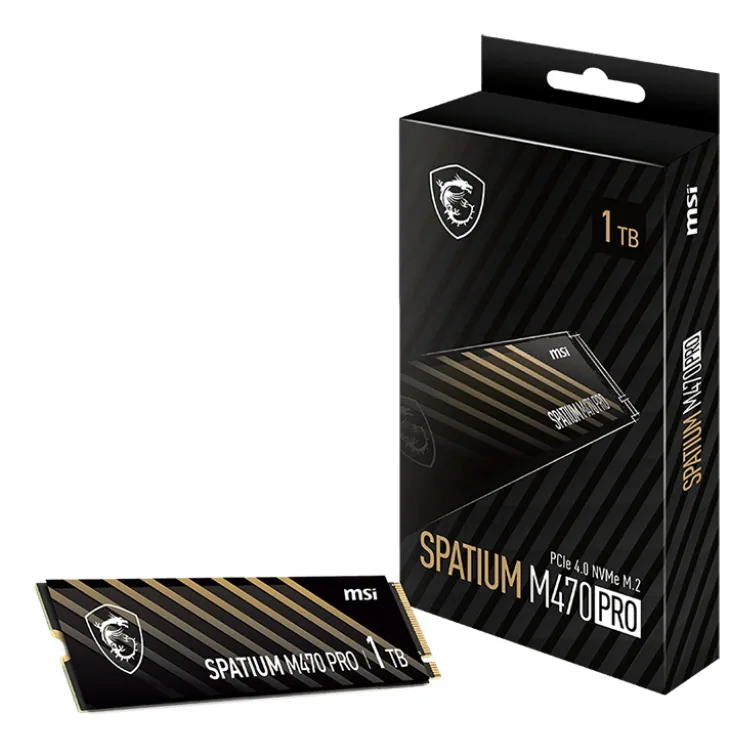 MSI Spatium M470 PRO PCIe 4.0 NVMe M.2 1TB PCI Express 4.0 3D NAND – Bild 3