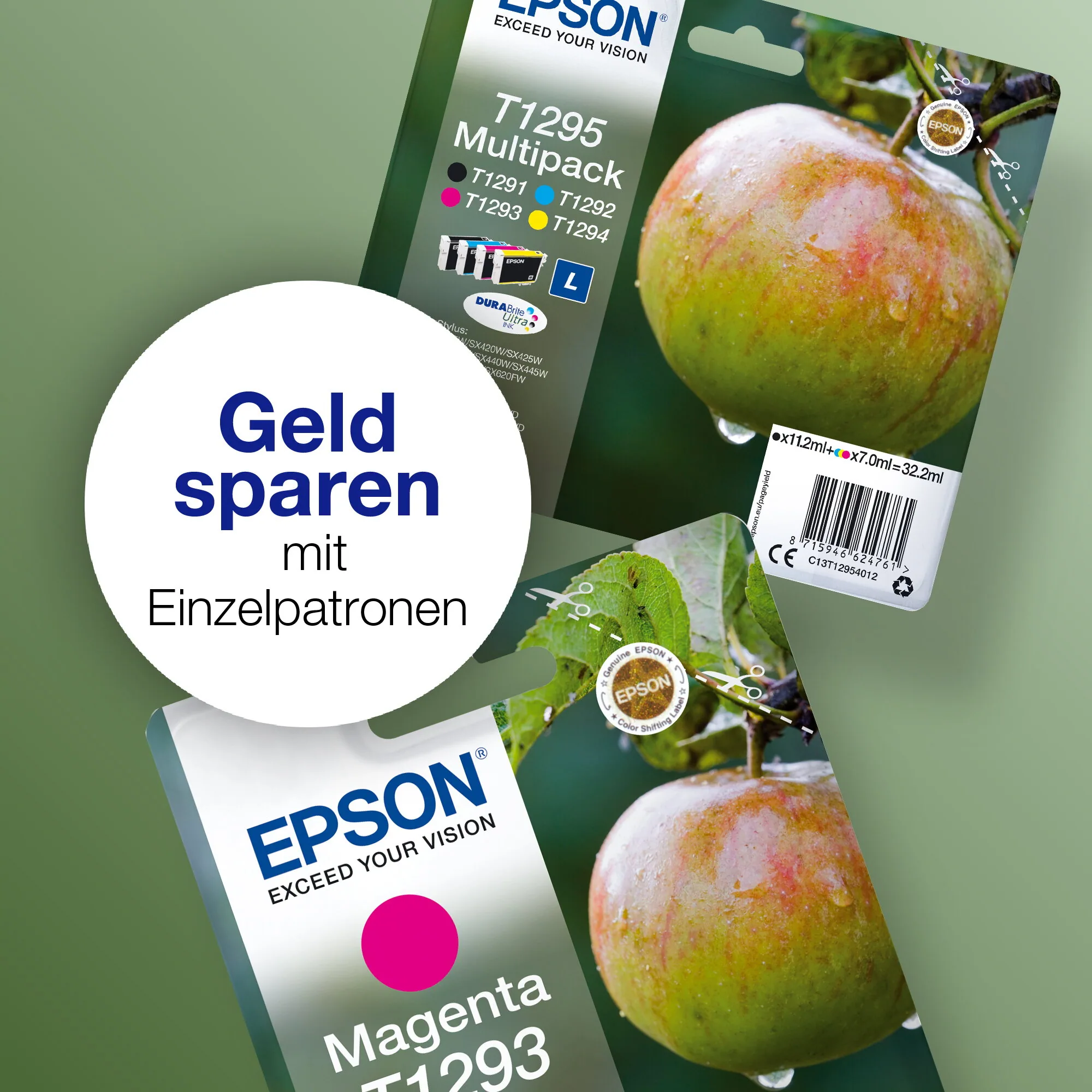 Epson Apple T1294 Apfel DURABrite Ultra Single Yellow Tinte – Bild 2