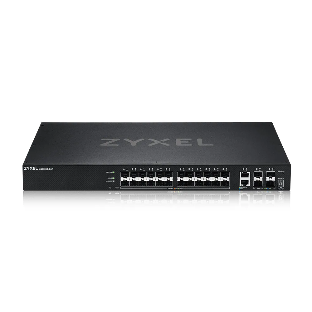 Zyxel XGS2220-30F Managed L3 Schwarz – Bild 1