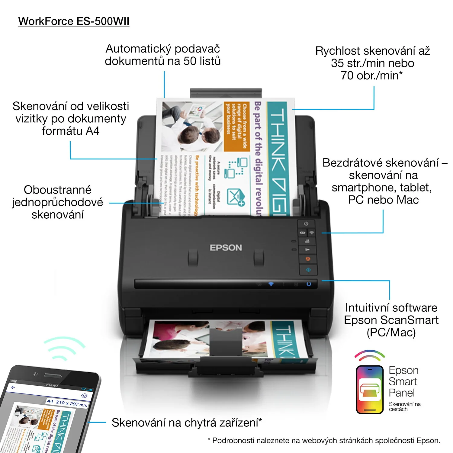 Epson WorkForce ES-500WII – Bild 8