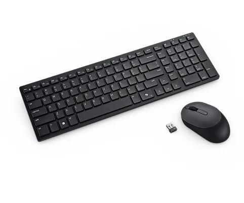 DELL Pro kompakte und leise Tastatur und Maus – KM555 - deutsch (QWERTZ) – Bild 1