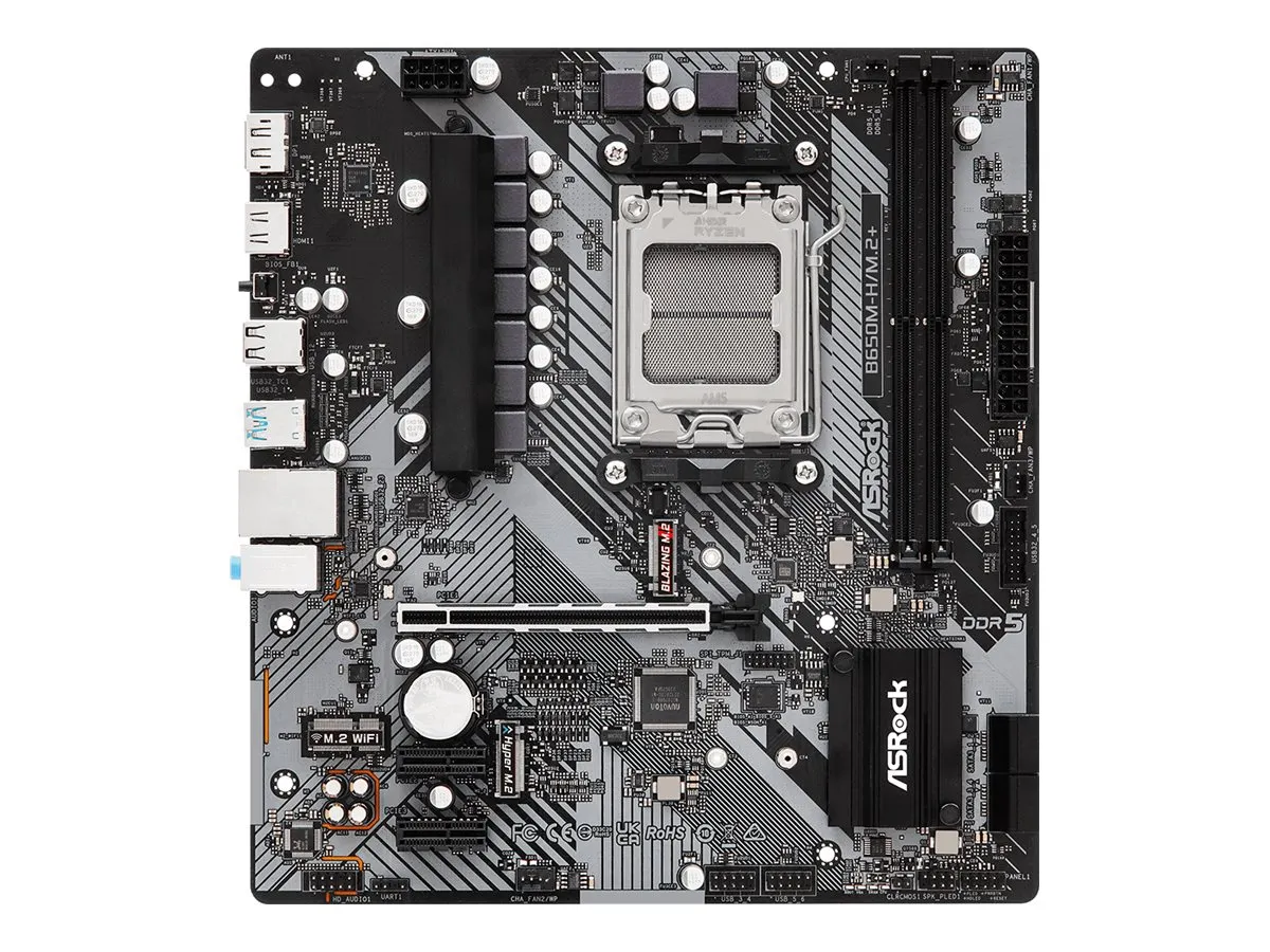 ASRock B650M-H/M.2+ AM5 mATX HDMI/DP DDR5