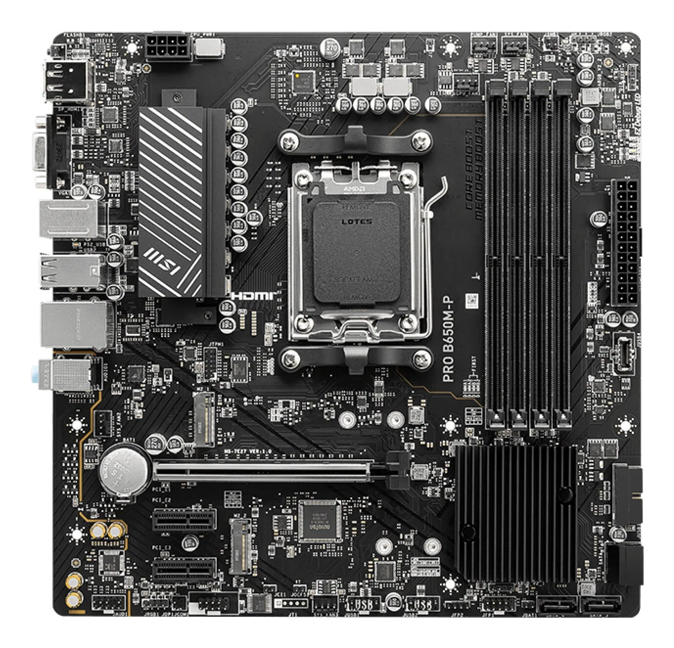 MSI PRO B650M-P Motherboard AMD B650 Sockel AM5 micro ATX – Bild 4