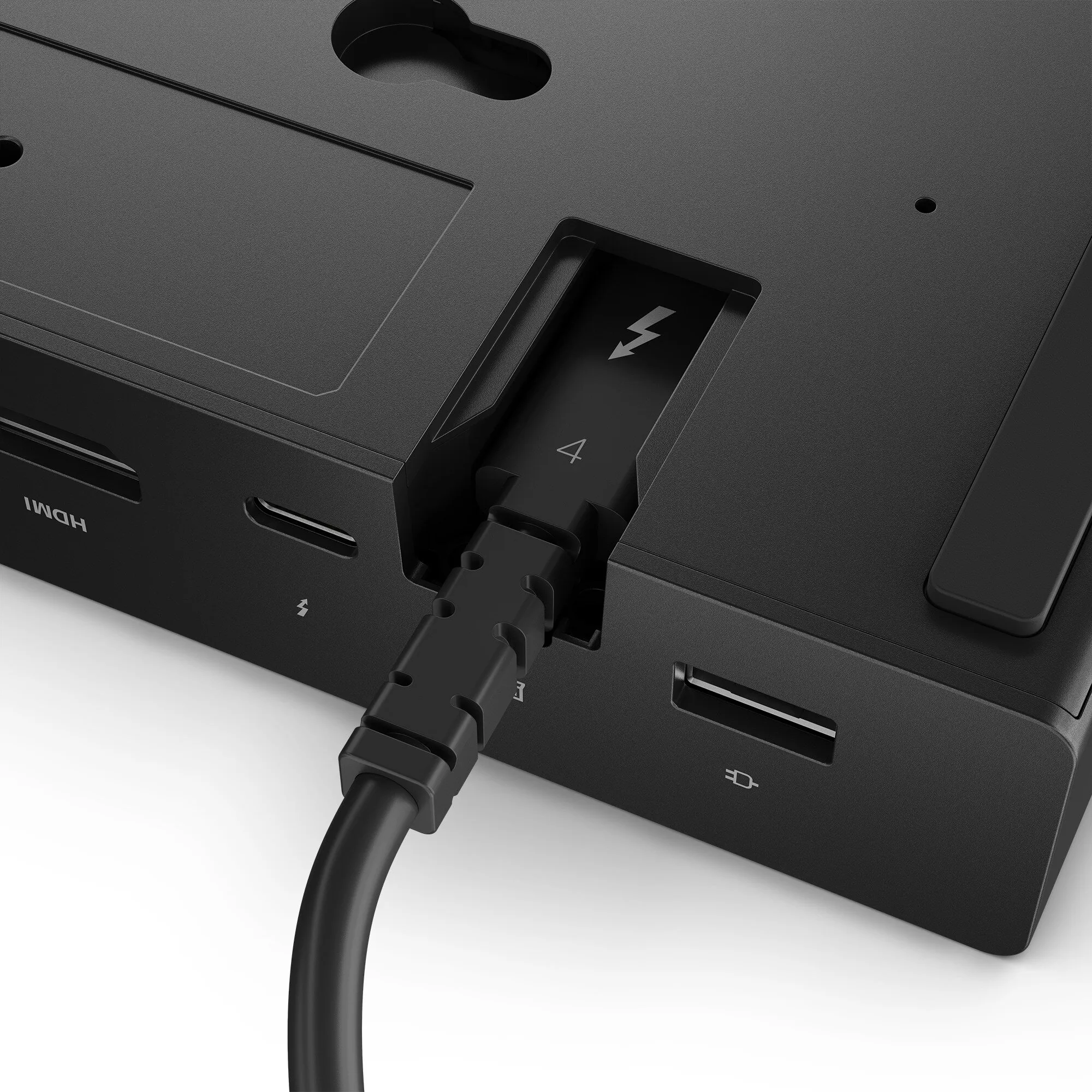 Lenovo 40BG0135GE laptop-dockingstation & portreplikator Andocken Thunderbolt 4 Schwarz – Bild 6
