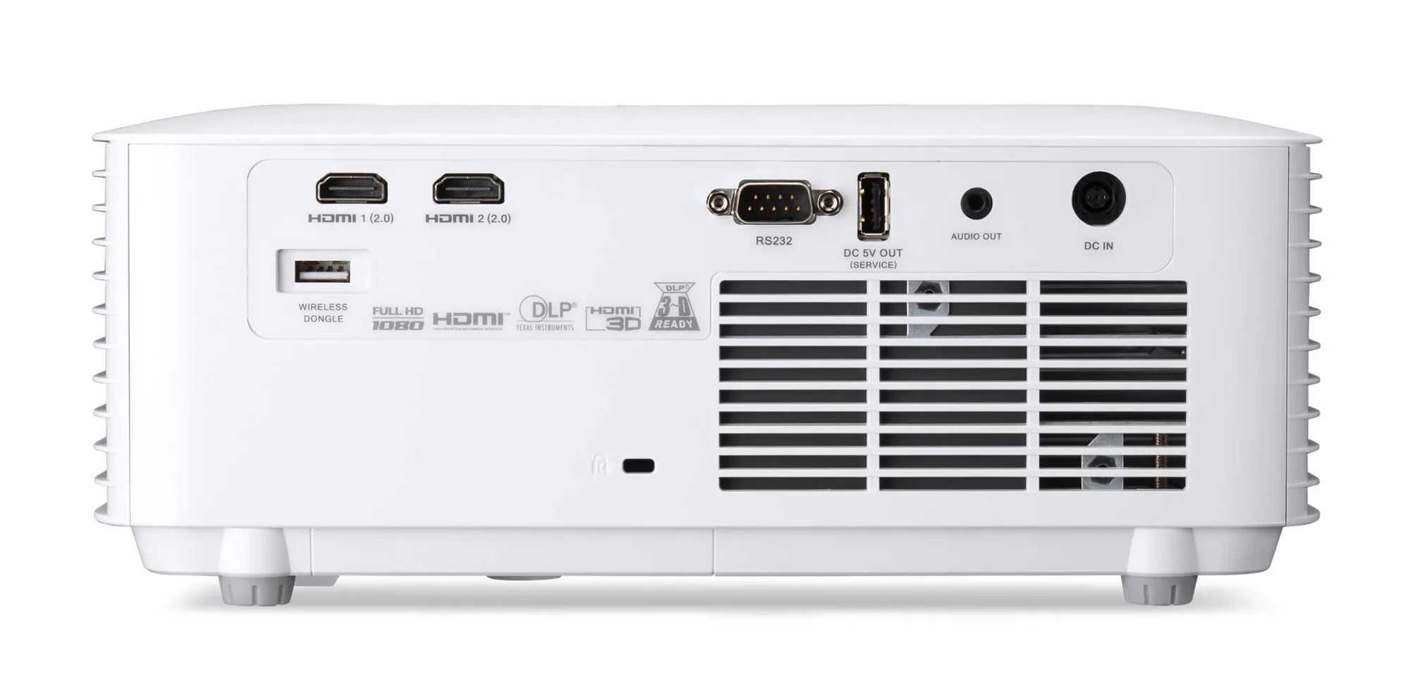 Acer Vero PL2520pi Standard Throw-Projektor 4000 ANSI Lumen DLP 1080p (1920x1080) 3D Weiß – Bild 6