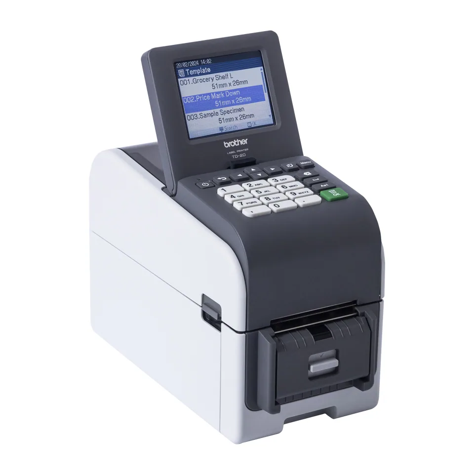 Brother TD-2320DSA203 Etikettendrucker Thermodirekt 203 x 203 DPI 152 mm/sek Kabelgebunden Ethernet/LAN – Bild 1