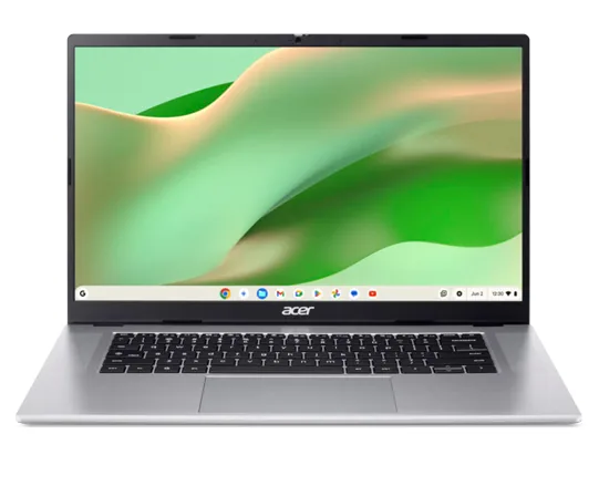 Acer Chromebook CB315-8H-86UB MediaTek Kompanio 540 39,6 cm (15.6") Full HD 8 GB LPDDR4x-SDRAM 128 GB Flash Wi-Fi 6 (802.11ax) ChromeOS Silber Deutsch – Bild 1