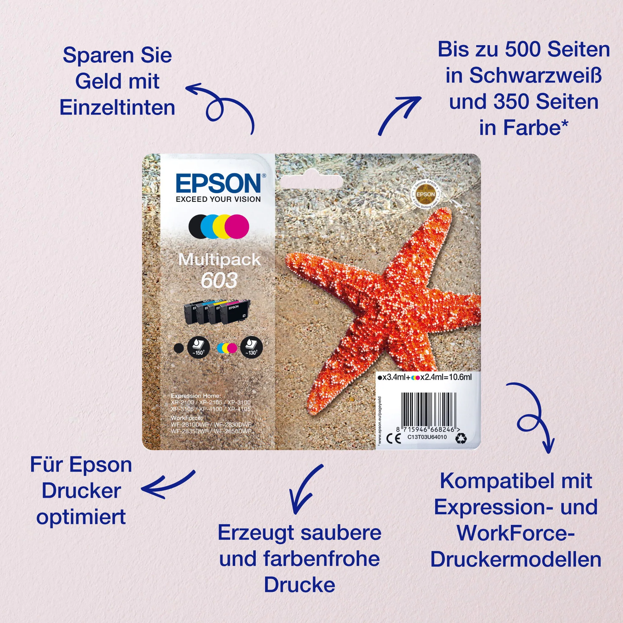 Epson Singlepack Yellow 603 Ink – Bild 1