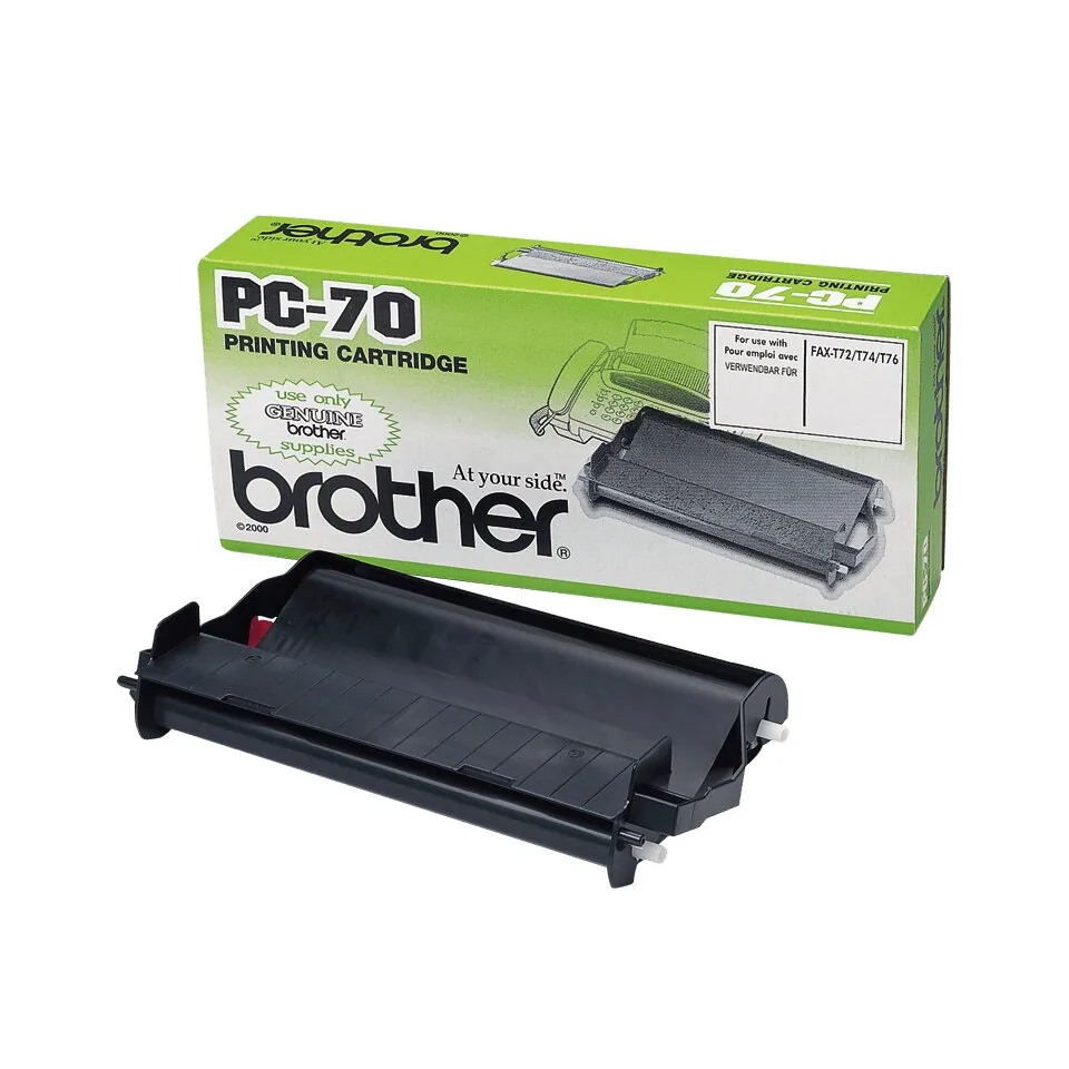 Brother PC-70 Fax-Zubehör Faxkassette + Farbband 140 Seiten Schwarz 1 Stück(e) – Bild 1