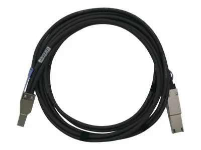 QNAP CAB-SAS20M-8644-8088 Serial Attached SCSI (SAS)-Kabel 2 m Schwarz, Metallisch