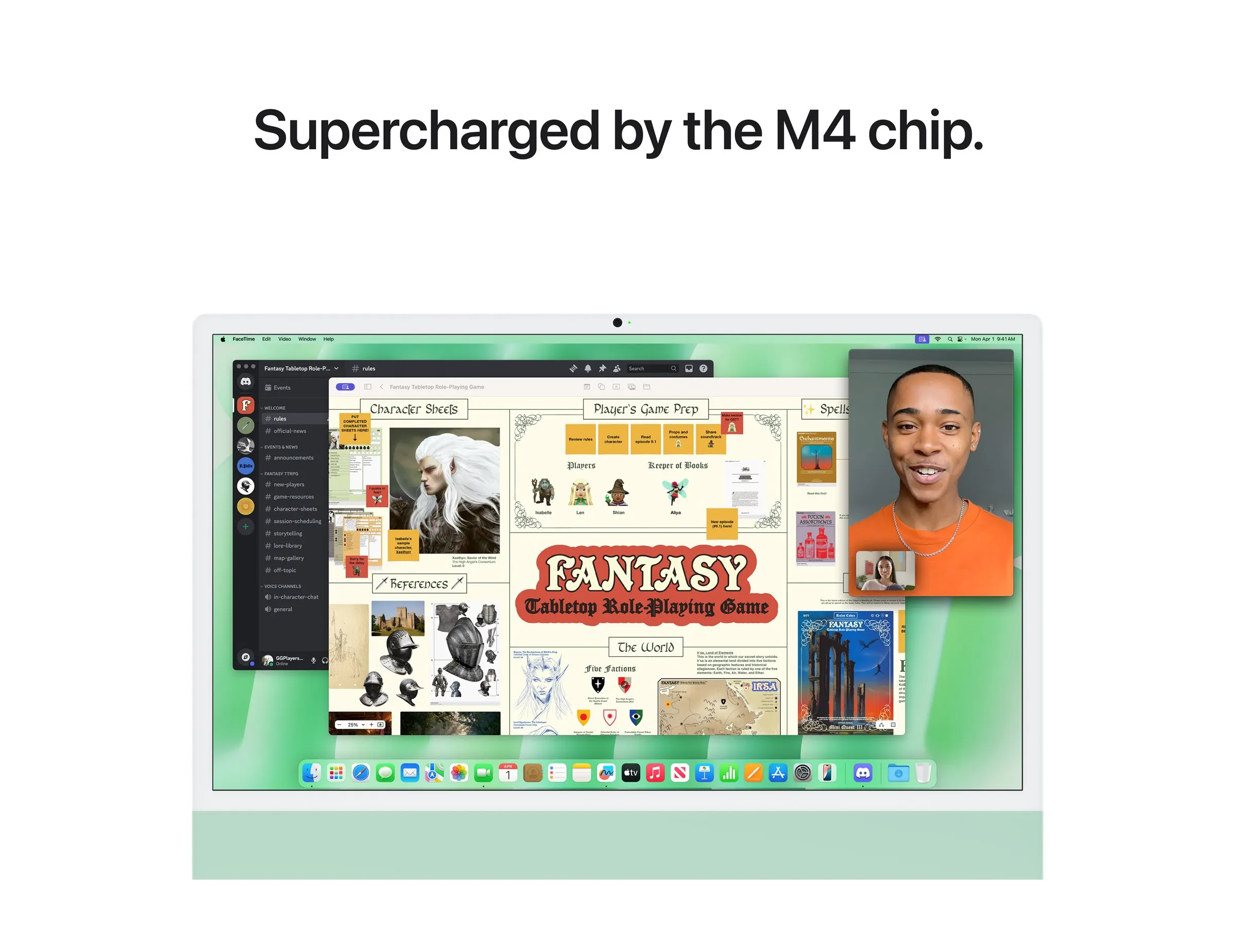 Apple iMac 4.5K (24") M4 10/10-Core/16GB/256GBSSD/Grün MacOS