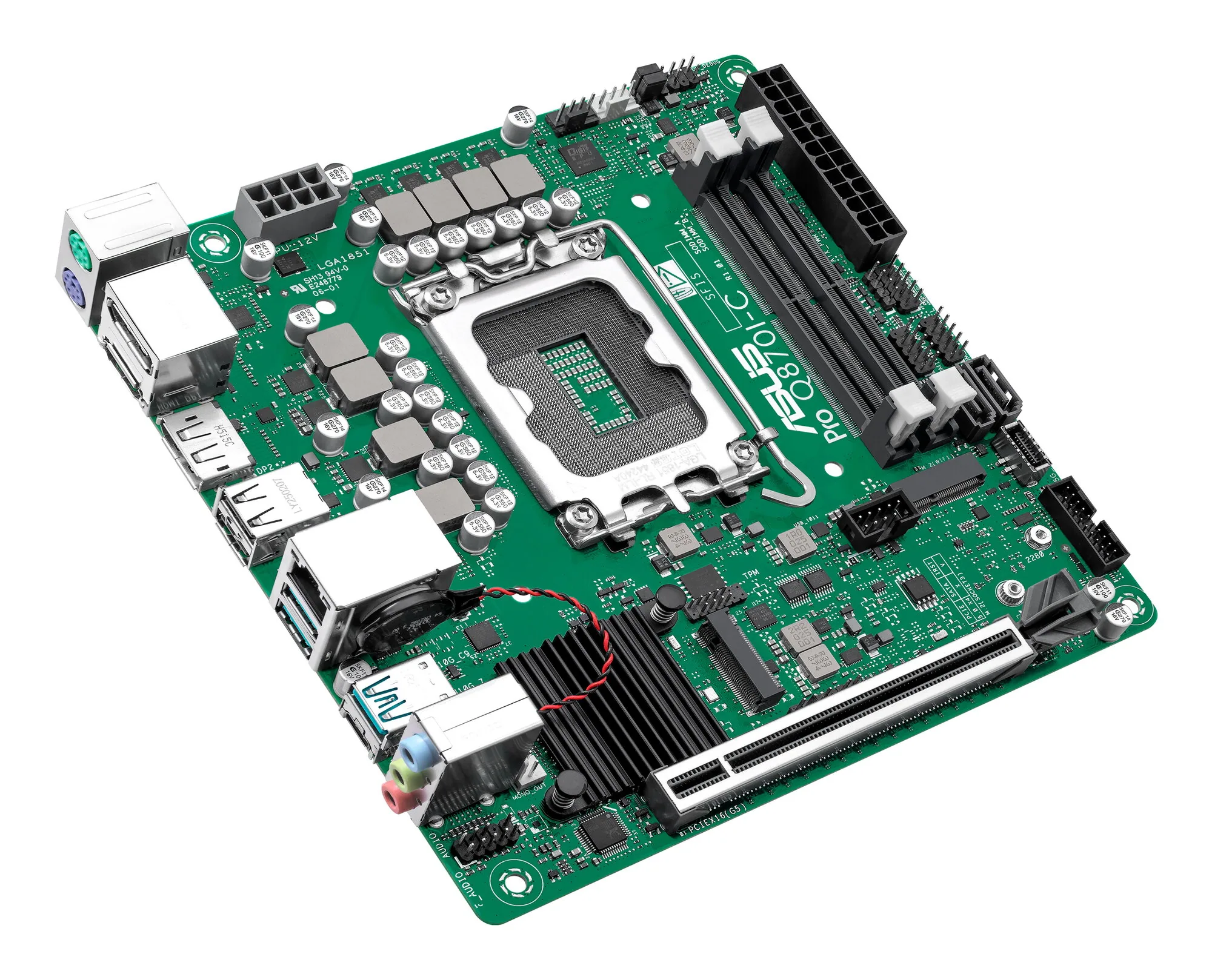 ASUS PRO Q870I-C-CSM Intel Q870 LGA 1851 (Socket V1) mini ITX – Bild 3