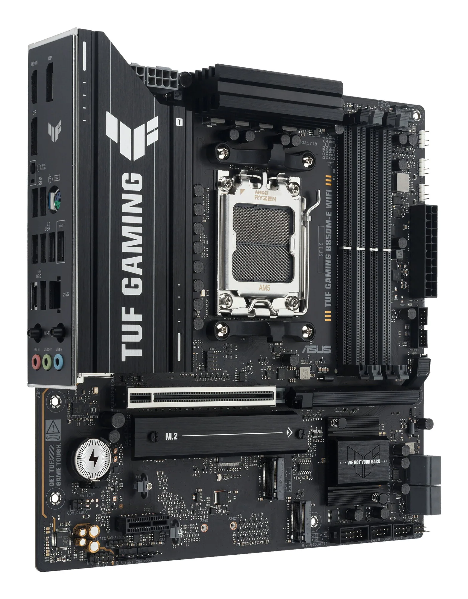 ASUS TUF GAMING B850M-E WIFI AMD B850 Sockel AM5 micro ATX – Bild 4