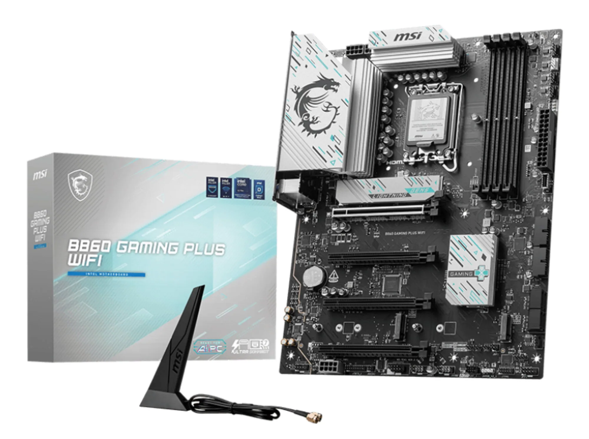 MSI B860 GAMING PLUS WIFI Motherboard Intel B860 LGA 1851 (Socket V1) ATX – Bild 1