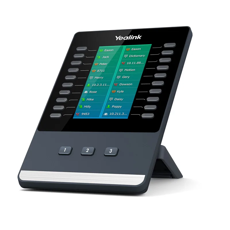 Yealink EXP50 IP-Add-On-Modul Schwarz, Grau 23 Tasten – Bild 1
