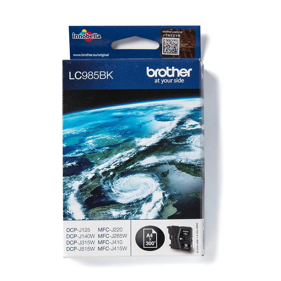 Brother LC985BK Druckerpatrone 1 Stück(e) Original Schwarz – Bild 1