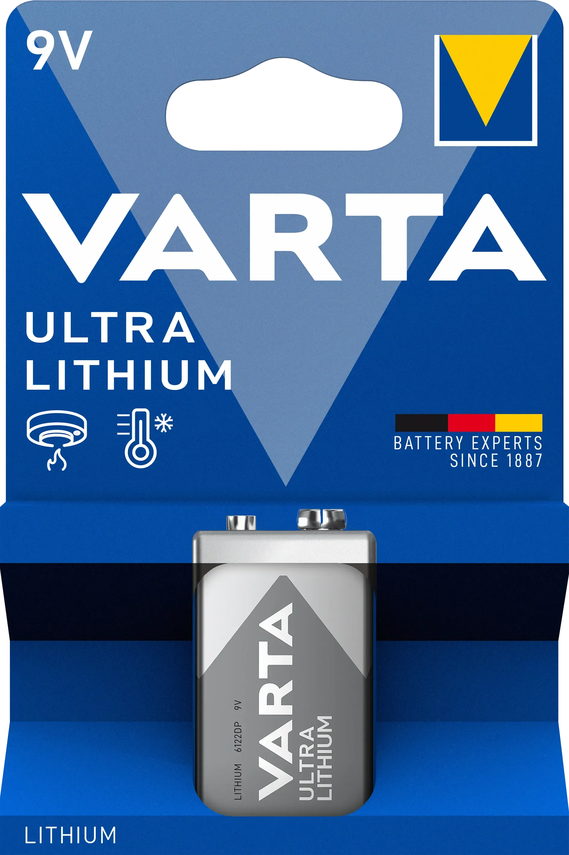 Varta Batterie Lithium 9V 1 Stück