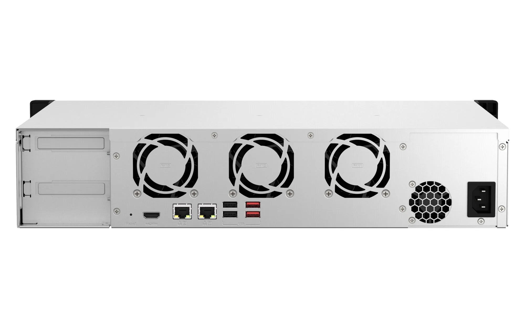 QNAP TS-864EU NAS Rack (2U) Intel® Celeron® 8 GB DDR4 0 TB QNAP Turbo System Schwarz – Bild 2
