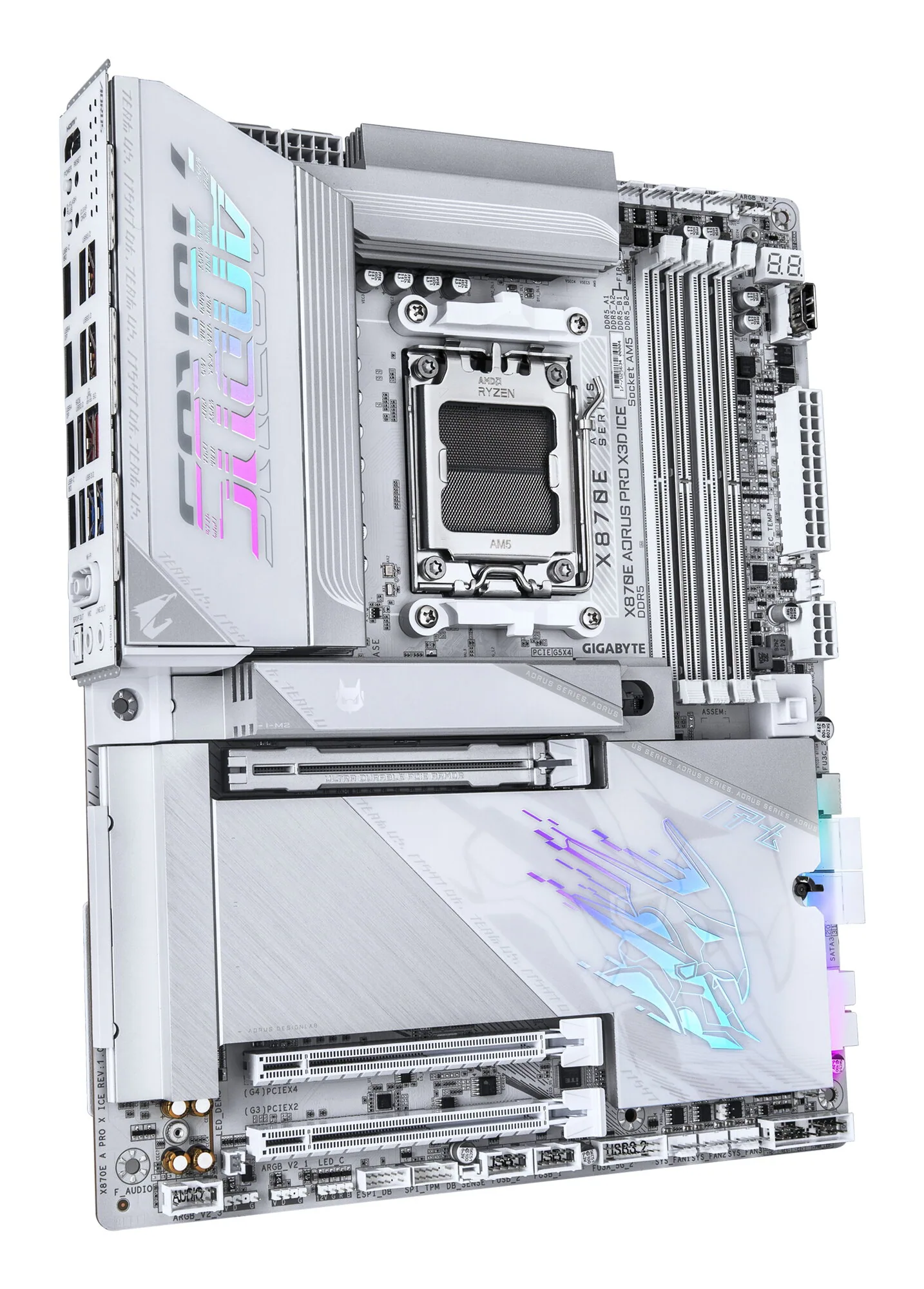 GIGABYTE X870E AORUS PRO X3D ICE Mainboard – Bild 3
