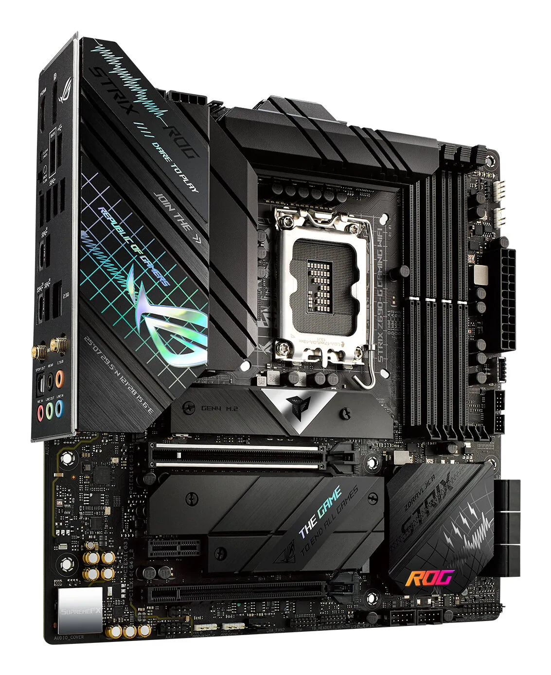 ASUS ROG STRIX Z690-G Gaming WIFI Intel Z690 LGA 1700 micro ATX – Bild 2