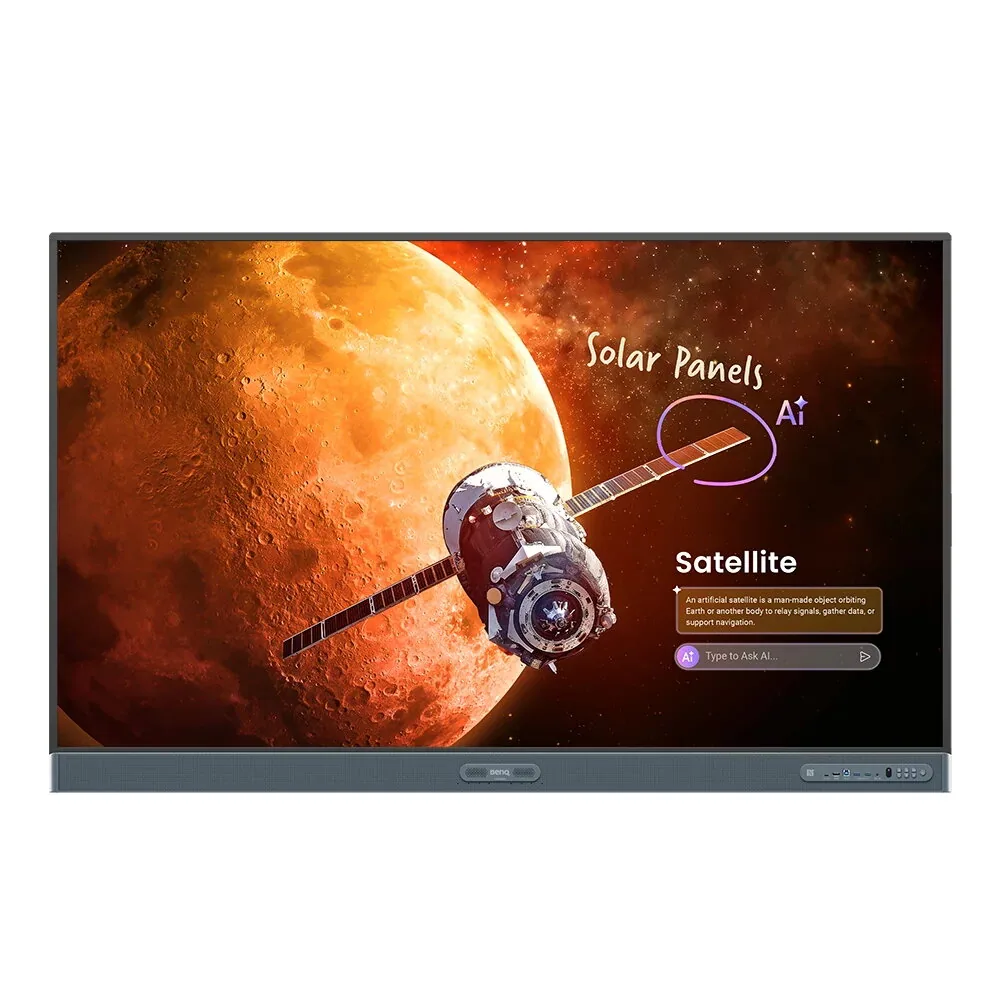 BenQ RP7505 Interaktives Whiteboard 190,5 cm (75") 3840 x 2160 Pixel Touchscreen Schwarz HDMI – Bild 1