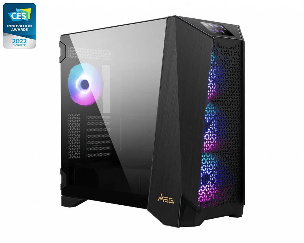 MSI MEG PROSPECT 700R Computer-Gehäuse Midi Tower Schwarz – Bild 1