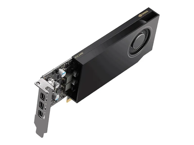 PNY Quadro A400 (Power Limited) 4 GB GDDR6 4xmDP LP
