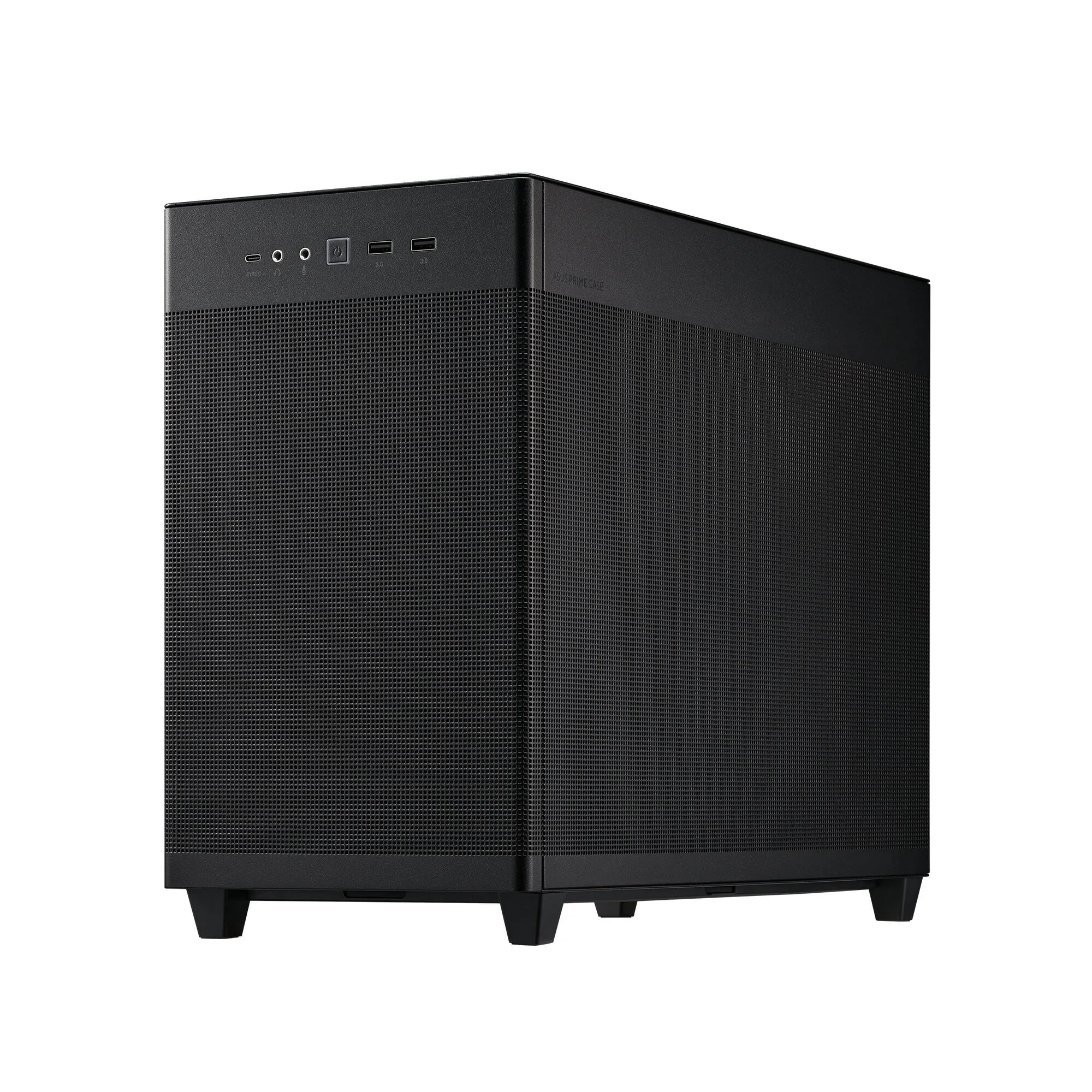 ASUS PRIME AP201 MicroATX Mini Tower Schwarz – Bild 3