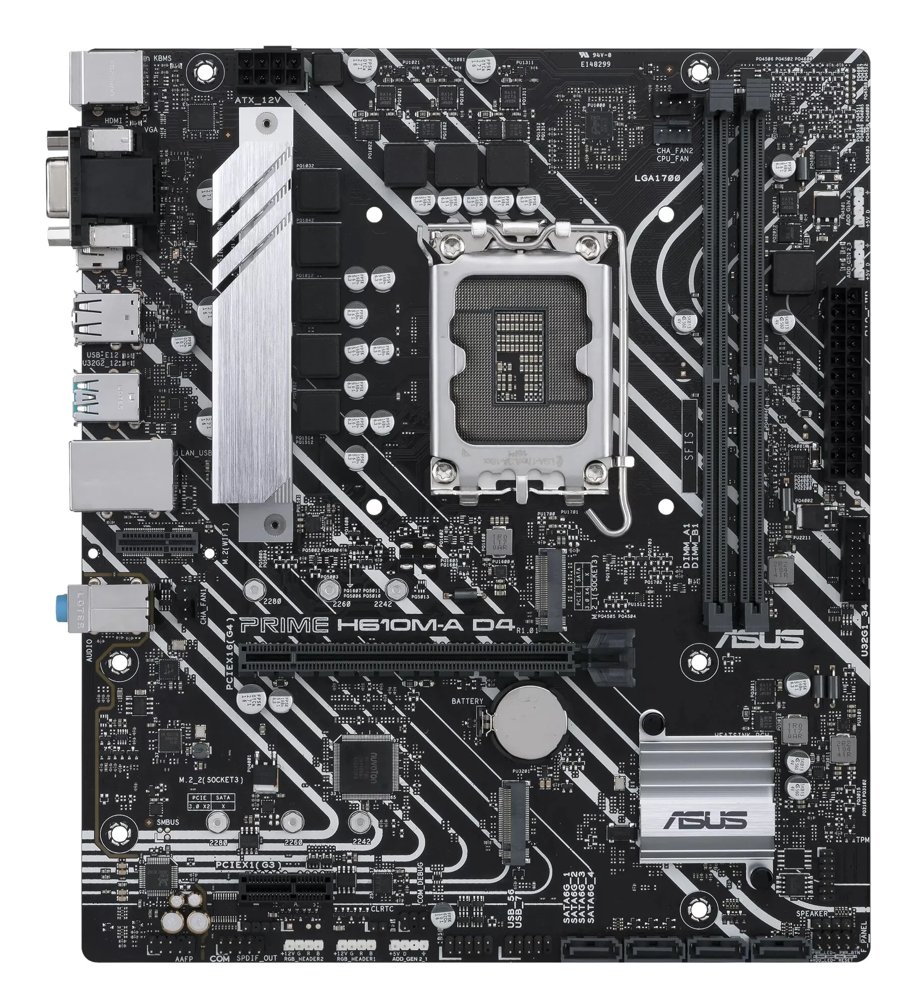 ASUS PRIME H610M-A D4-CSM Intel H610 LGA 1700 micro ATX – Bild 2