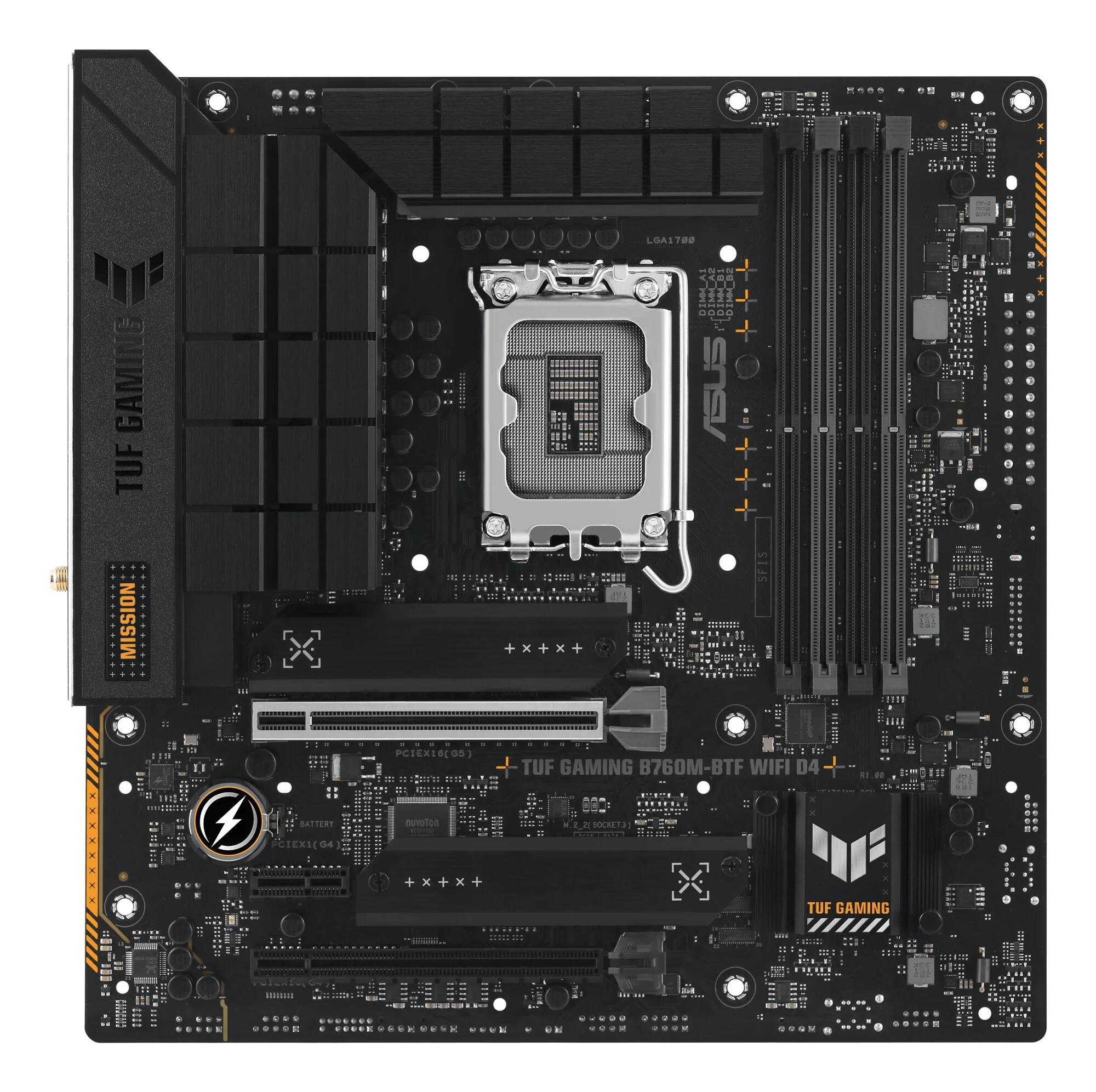 ASUS TUF GAMING B760M-BTF WIFI D4 Intel B760 LGA 1700 micro ATX – Bild 1